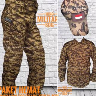 Baju Seragam PNS / Pemda / Khaki / Keki Setelan Murah