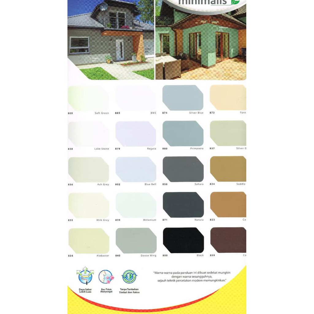  Katalog Warna Cat Envi  Desain Rumah Idaman