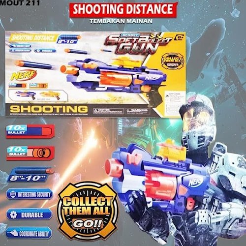 Promo !!! Tembakan Mainan Anak / Tembakan Mainan Nerf Gun / Tembakan Nerf / Mainan Tembak Tembakan A
