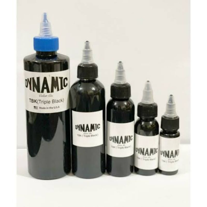 tinta tato dynamic triple black | tinta tato original | dynamic tbk