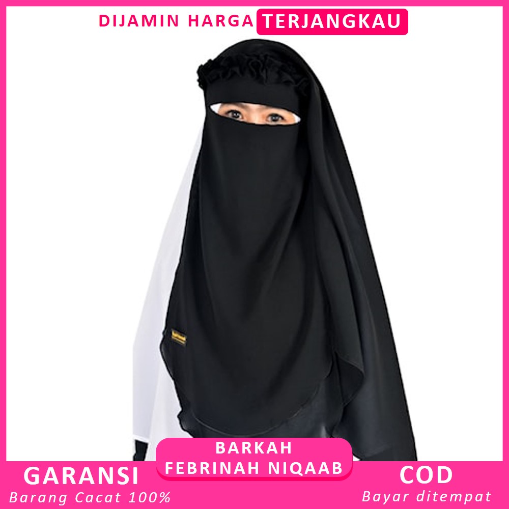 Cadar Niqab Khimar Muslim Niqob Hijab Niqab Jilbab Niqop Nikob Nikab Yemen Veil Yaman Bando Rapol Si