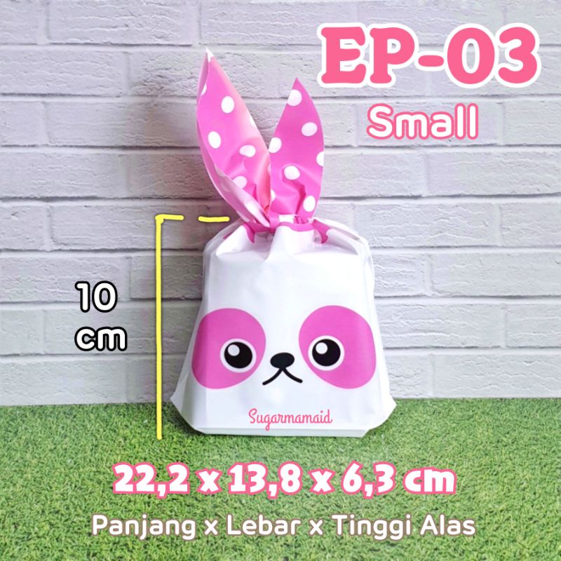 

Plastik ikat lucu EP 03 kecil (10pcs) Goodiebag hampers Souvenir Kantong Snack Ulang Tahun