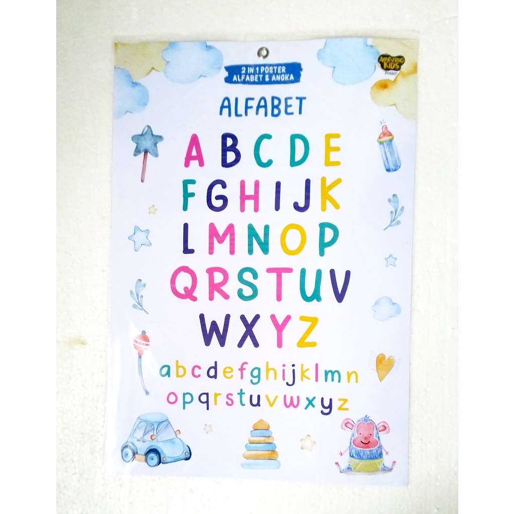 

Poster Alfabet dan Angka (2 sisi)