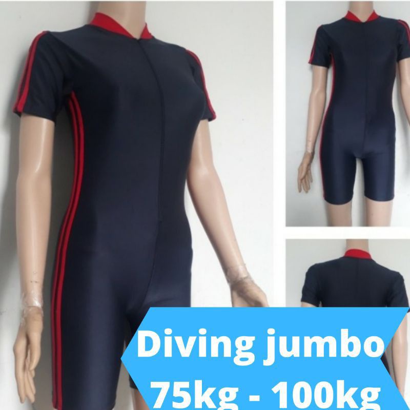 BAJU RENANG JUMBO SIZE UNISEX, baju renang jumbo