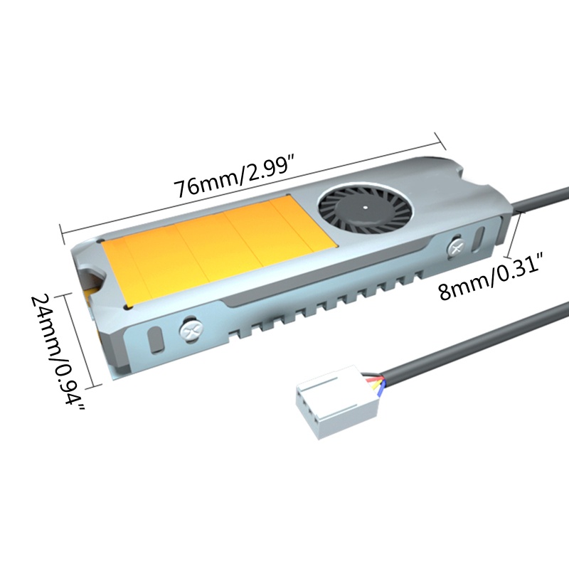 Bt PCI-E NVME Untuk Heatsink SSD M.2 2280untuk Pendingin Hardisk Solid State M.2 NVME