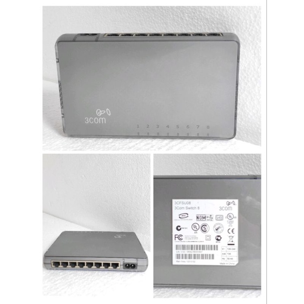 Switch Hub 8 Port 3Com Atau Hp V1405-8 JD867A Unmanage