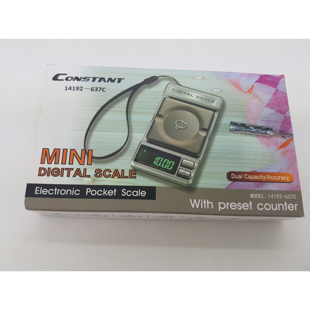 Timbangan Emas 100 gram Constant 14192-637C Digital Pocket Scale