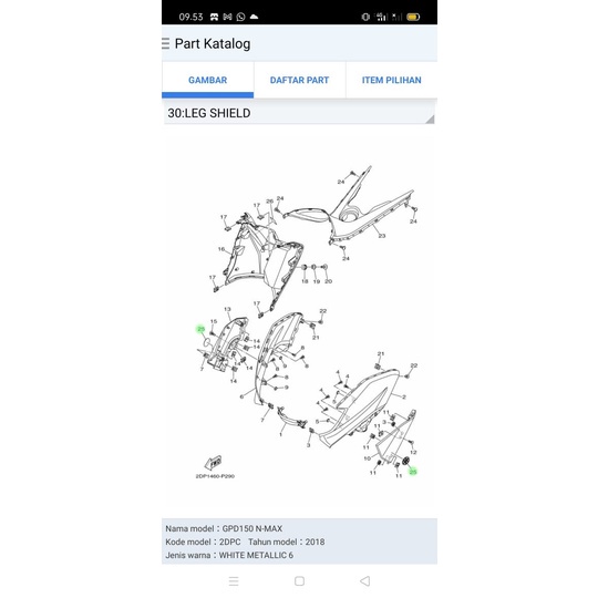 emblem logo yamaha nmax old original yamaha