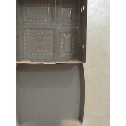 ✾ Box Nasi Polos Uk. 18x18 + Mika (isi +/- 50pcs) ➵