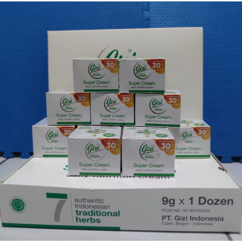 Gizi Super Cream 12 pcs original