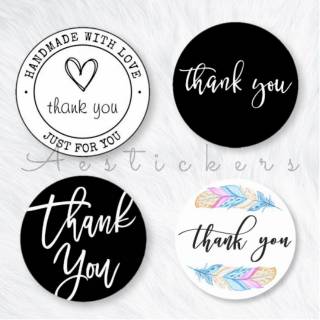 THANK YOU STICKER LABEL STIKER TERIMA KASIH UKURAN 5 CM ...