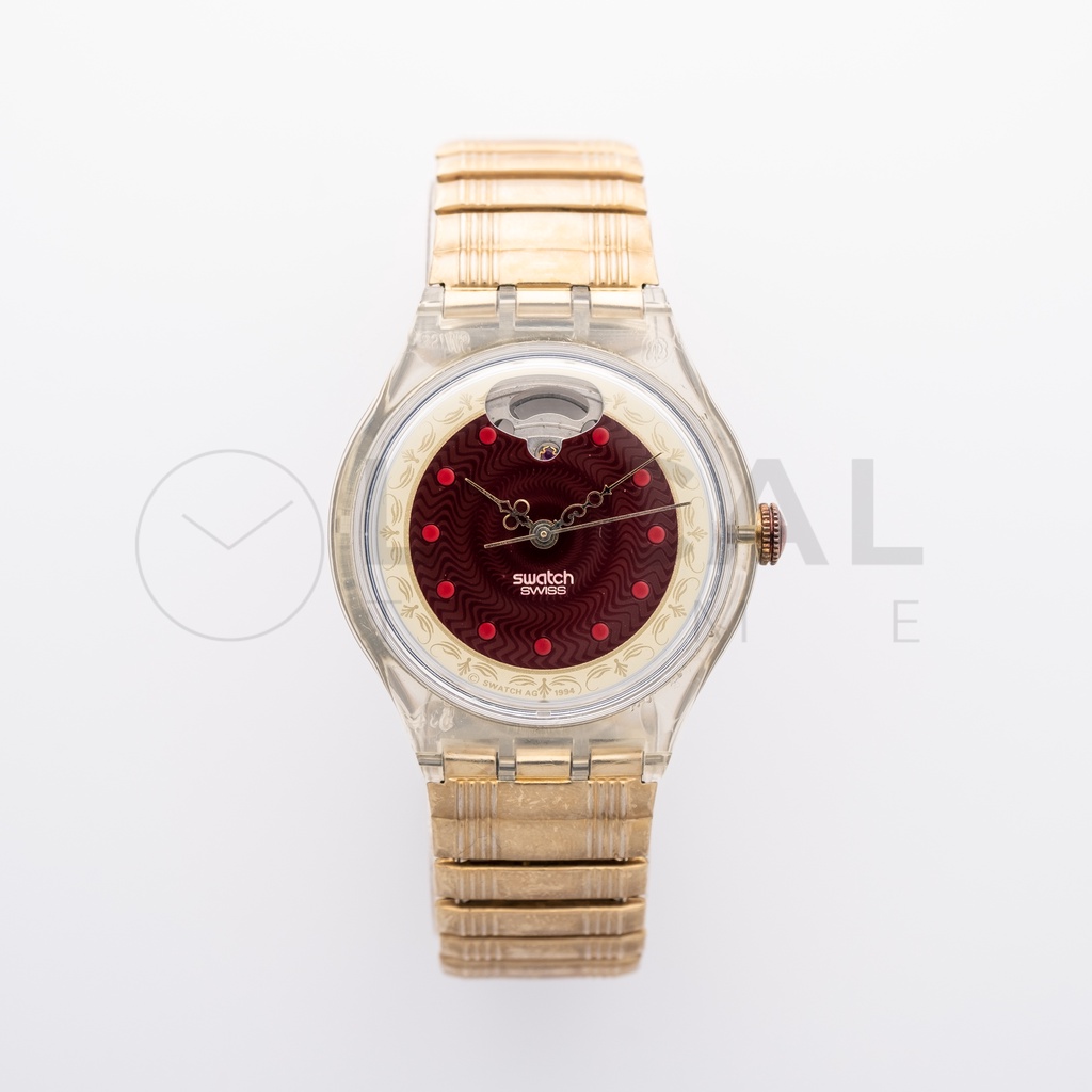 JAM TANGAN SWATCH SAK120 AUTOMATIC MAGIC TOOL FLEX BAND