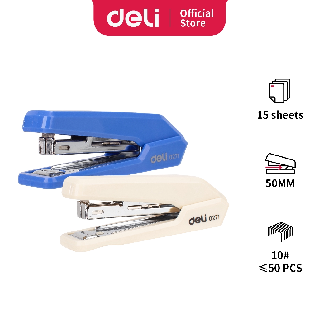 

Deli Stapler 15 Sheets hingga 20.000 pemakaian dilengkapi dengan indikator pemakaian staples E0271