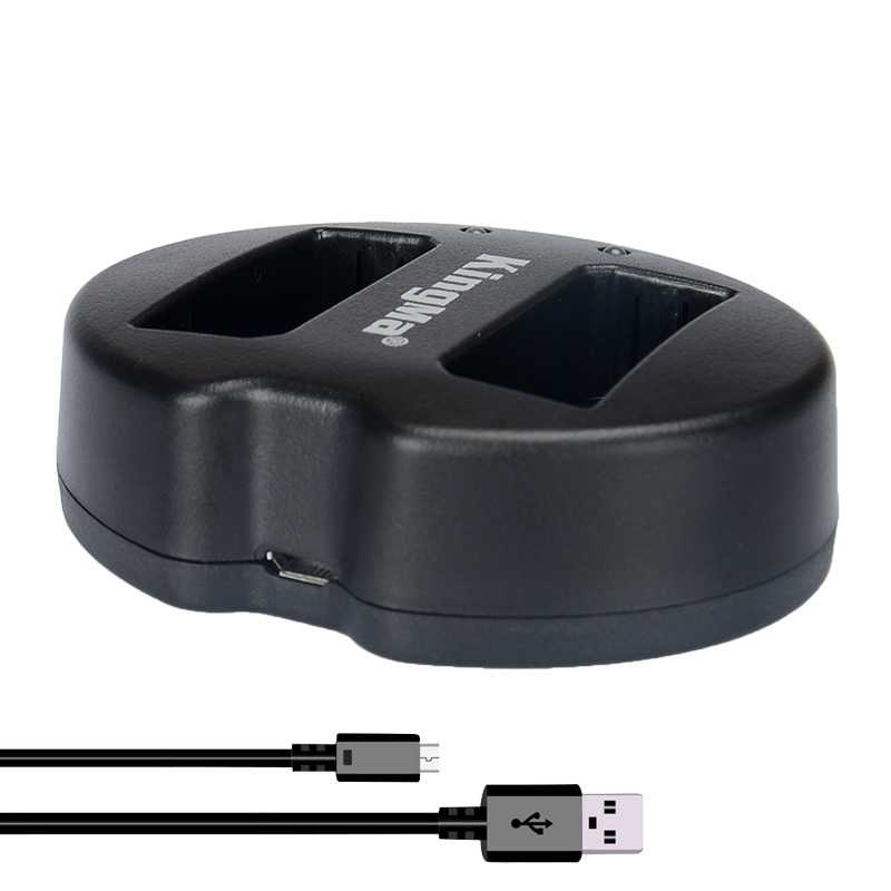 Kingma Charger Baterai 2 Slot Canon 1100D 1200D - LP-E10-Hitam