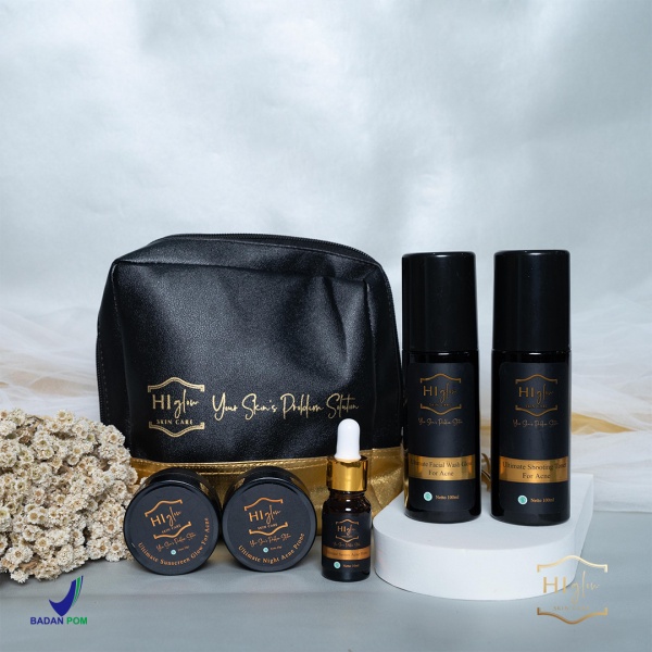 Paket Ultimate Acne Prone HI Glow Skincare.
