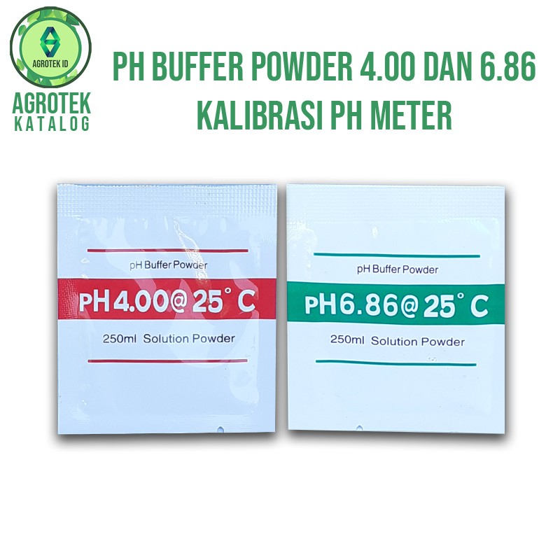SERBUK KALIBRASI PH 4.01 DAN PH 6.86 BUFFER POWDER SOLUTION