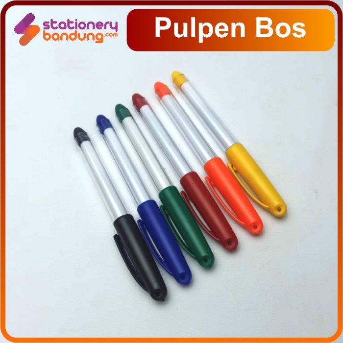 

TERBARU ballpoint bolpen pulpen pena promosi stiker - Hitam