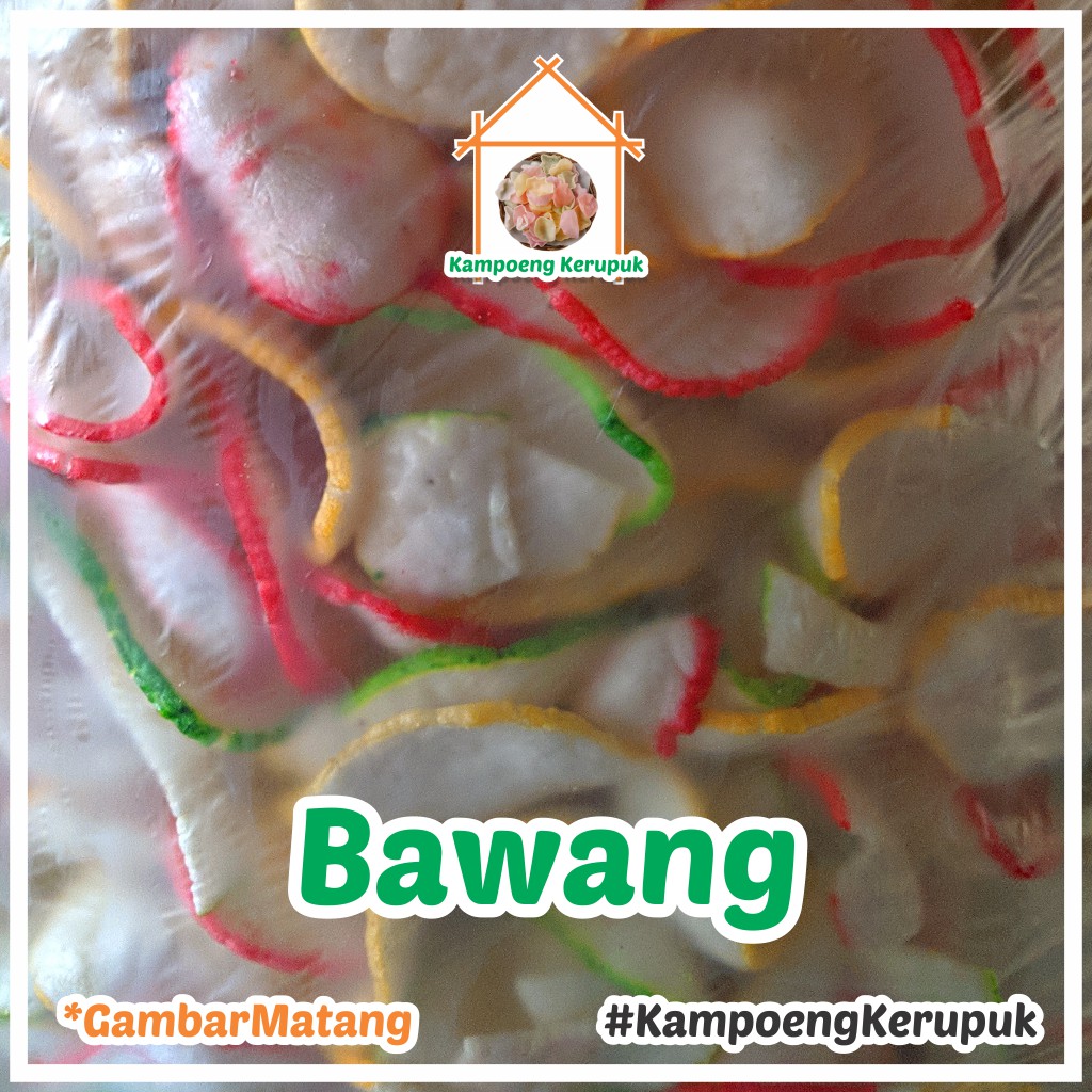 

Krecek / Kerupuk Mentah Bawang Cap RJ