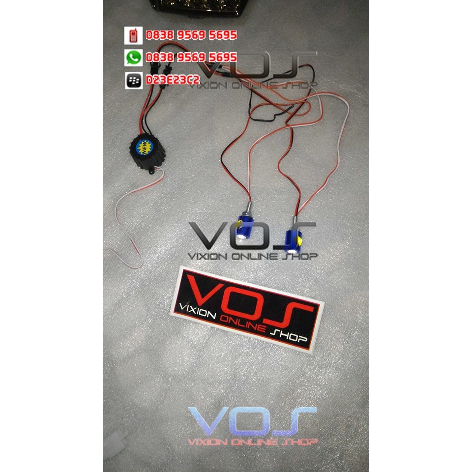 LAMPU STROBO MINI DOBLE WARNA