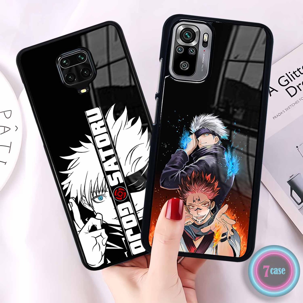 [RN07] Case Glossy Xiaomi Redmi Note 5A 5 6 7 8 9 10 Pro | Casing Hp Kilau | Motif Anime Jujutsu Kai