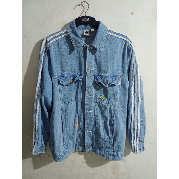 jaket jeans Adidas second