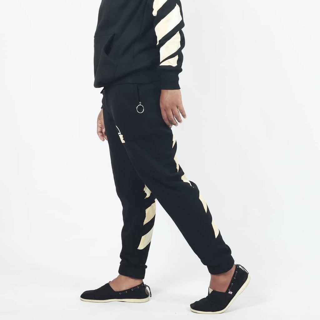 CELANA PANJANG PRIA JOGGER PANTS OW TAPE SIMPLE GOOD QUALITY