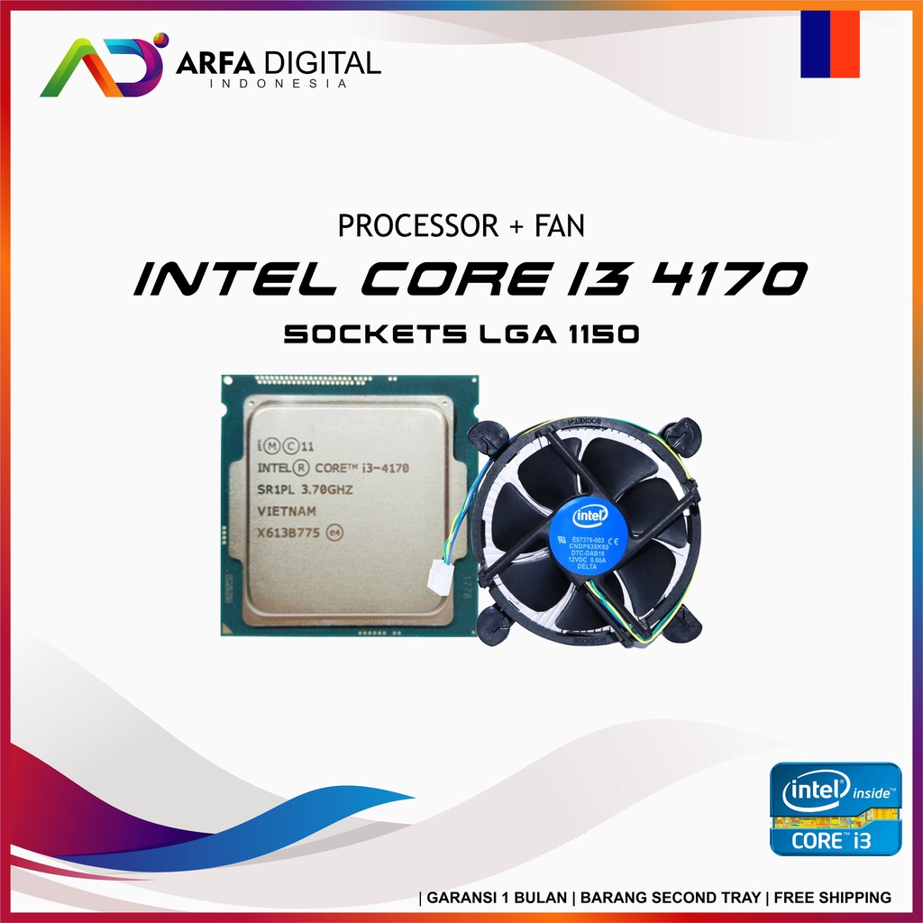 Processor Intel Core i3-4170 3.7Ghz Chace 3MB [Tray] Socket LGA 1150