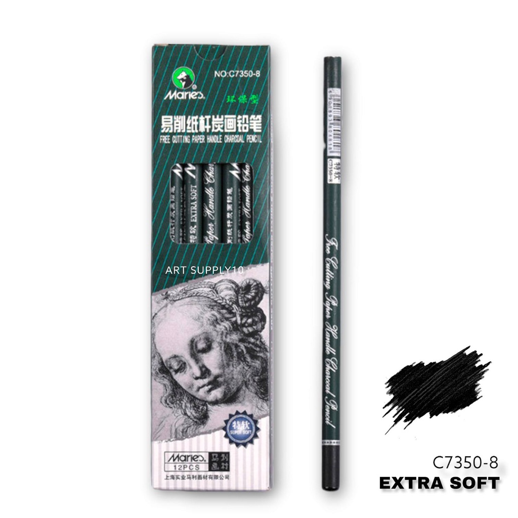 

Pensil Charcoal Maries Extra Soft
