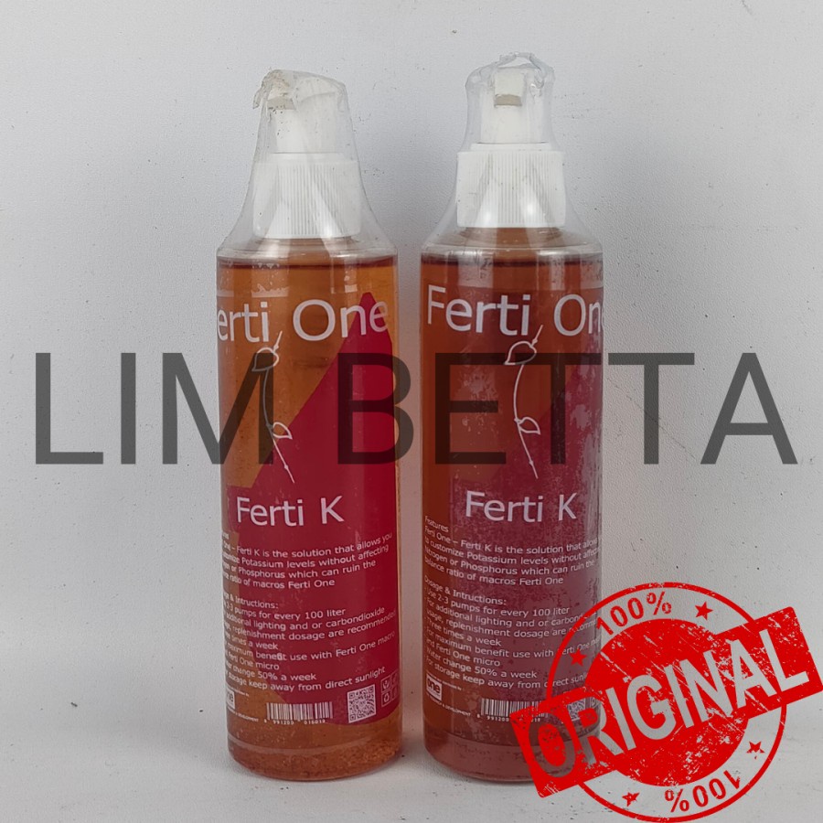 (200 ML - ORANGE) FERTI ONE FERTI K/ PUPUK CAIR AQUARIUM AQUASCAPE