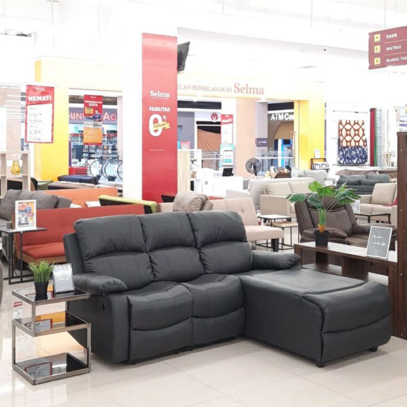 SOFA L RECLINING SOFA KURSI TAMU RECLINING MODERN