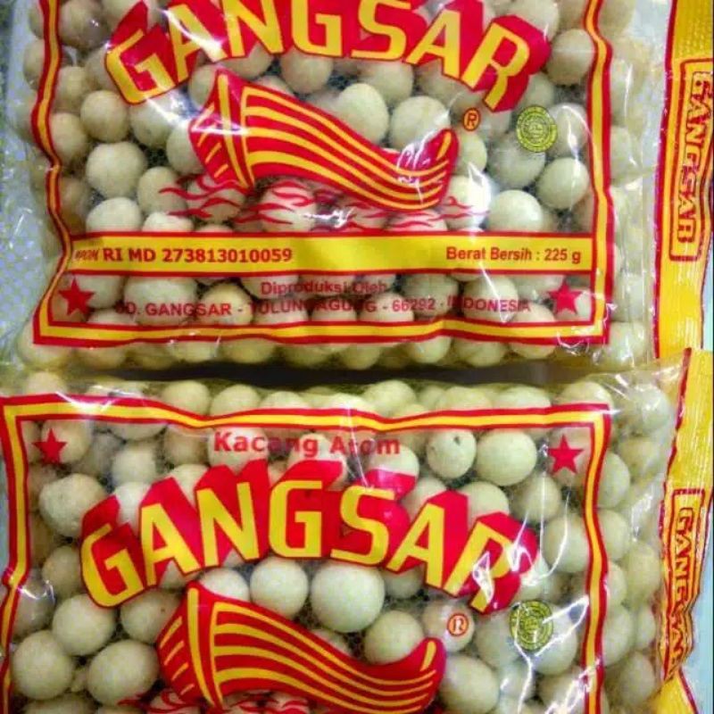 

KACANG ATOM GANGSAR 225gr GURIH RENYAH