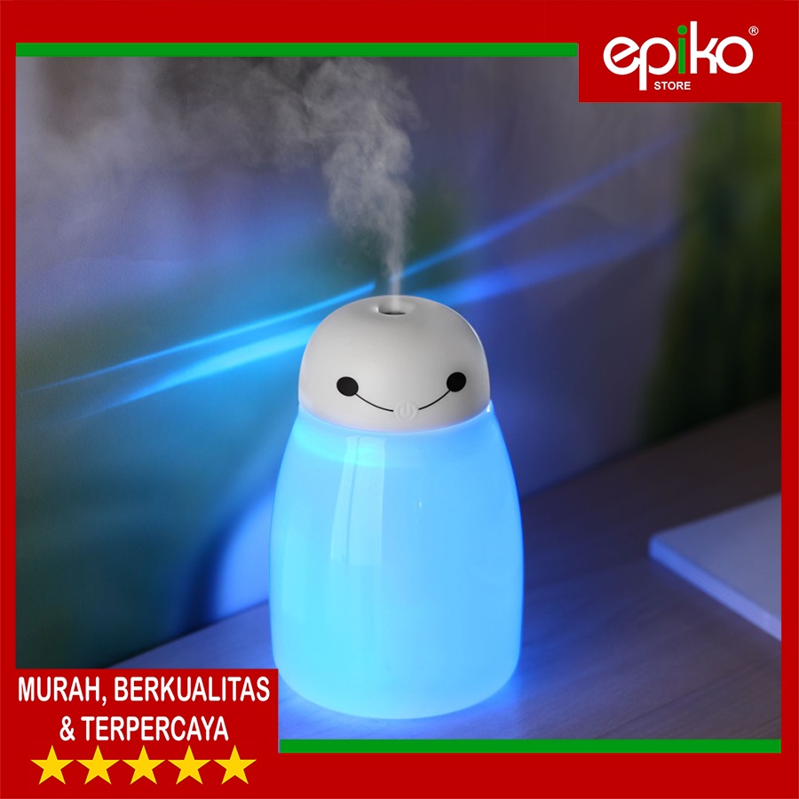 Baymax Mini Pelembab Ruangan Aroma Terapi - Lampu Tidur RGB Humidifier