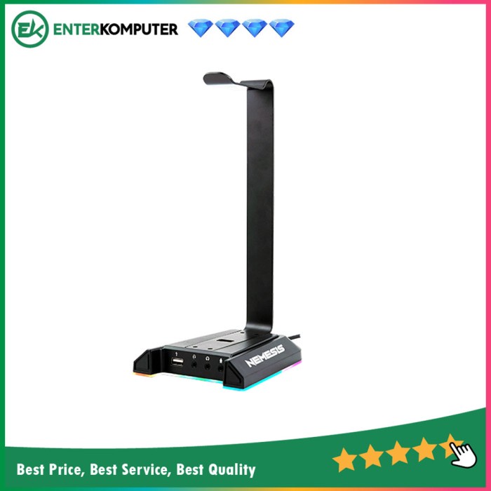 NYK T10 Luminate Headset Stand RGB