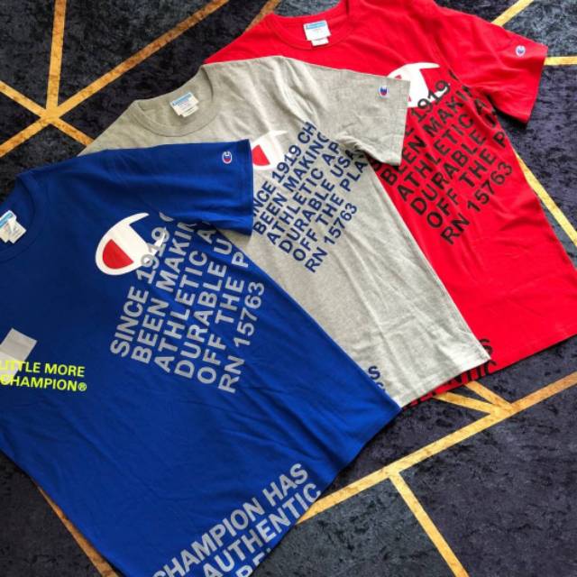 

Champion Life Heritage Behind The Label 100th anniv tee