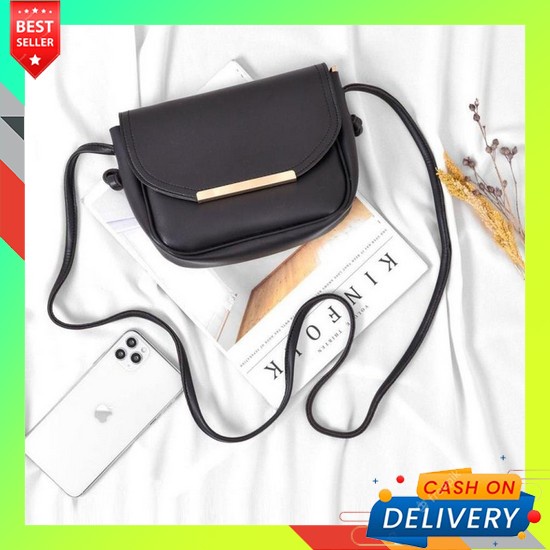 Baru  Ig2*2T Tas Sling Bag Import Mewah Hitam Putih Merah - Tas Slempang Wanita Import - Tas Cewek -