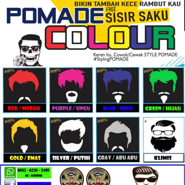 Pomade warna