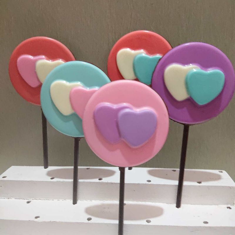 

Lolipop Cokelat Double Heart