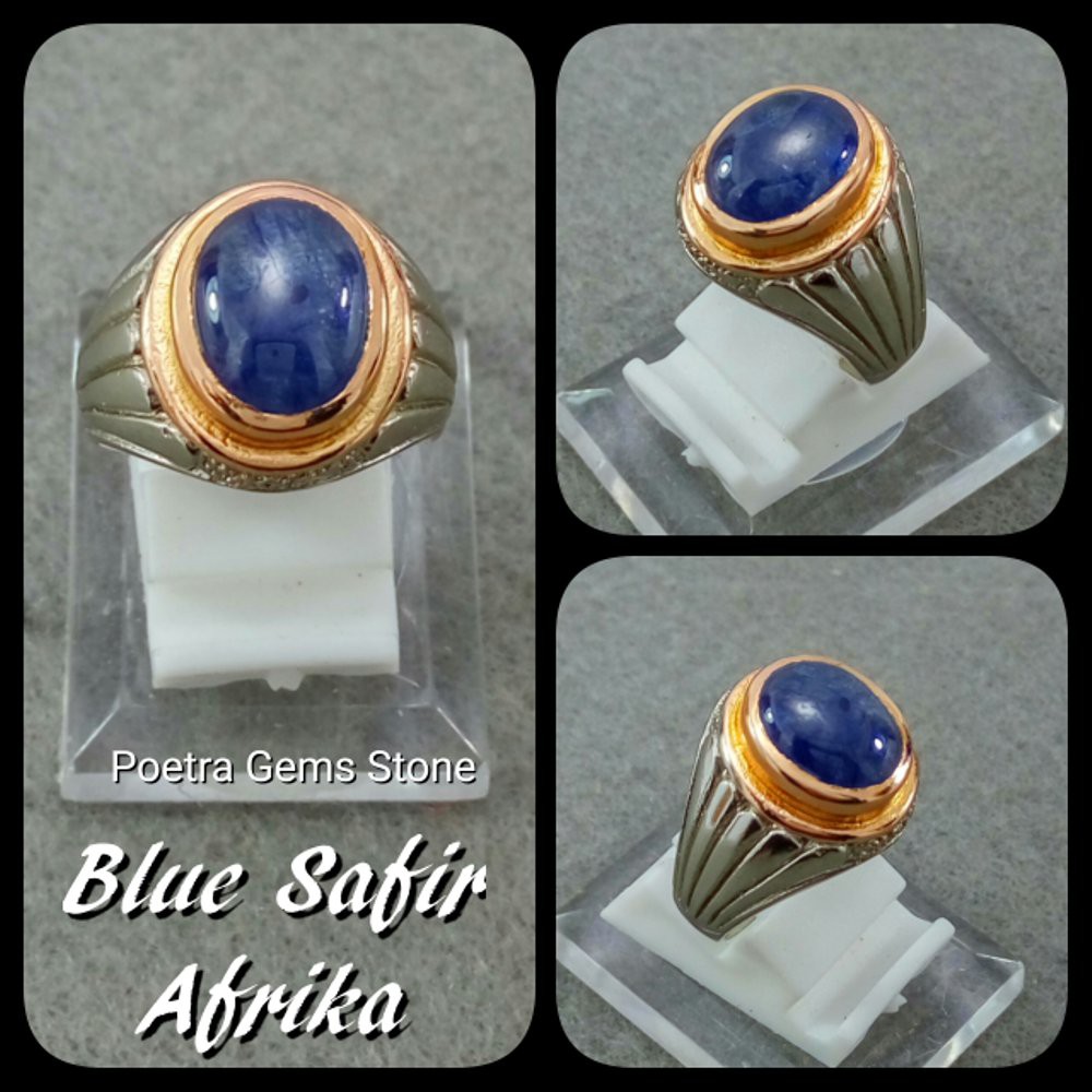 CINCIN BLUE SAFIR AFRIKA MEWAH BERKELAS