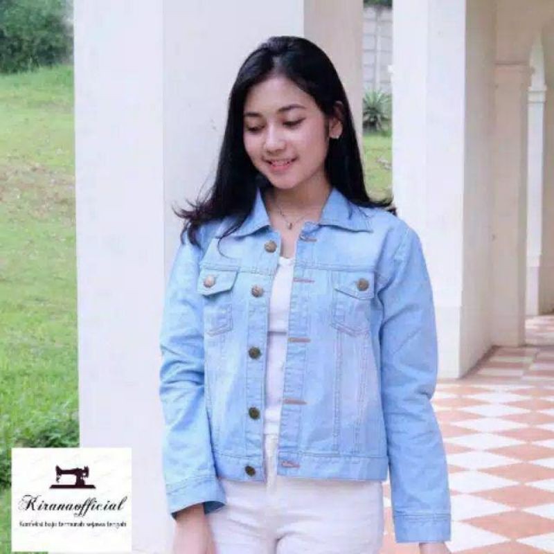 JAKET BIONDY WANITA / JAKET JEANS WARNA