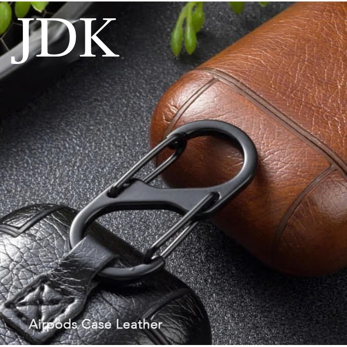 Airpods Leather Rounded Case Airpod LEATHER PREMIUM FLAWLESS EDITION WITHOUT JDK LOGO