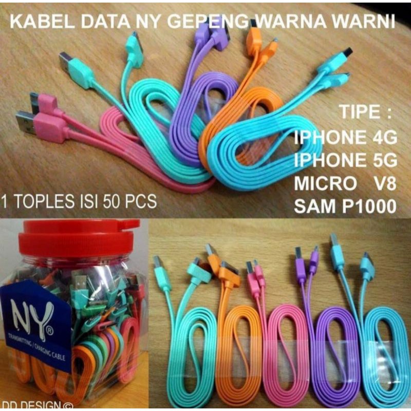 KABEL DATA MICRO KABEL GEPENG KABEL CAS CABLE CHARGER