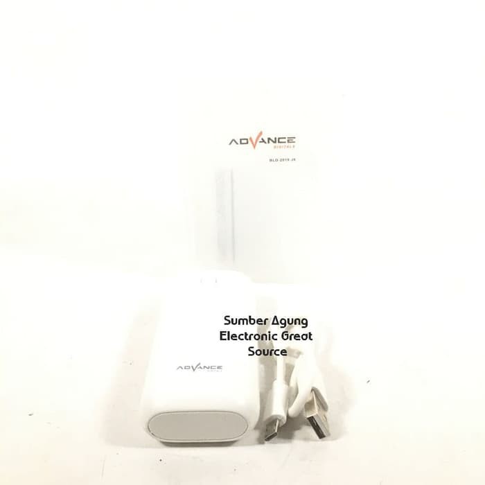 Powerbank Advance 5200mAh Model Baru 3.7V Model D21 5V 1A Berkualitas