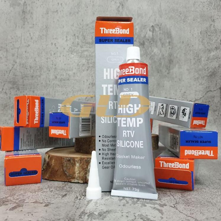 

(PI)✩ THREEBOND SUPER SEALER NO.1 GREY 75GR - LEM GASKET / PACKING / PAKING*Produk⭐.berkualitas*⭐