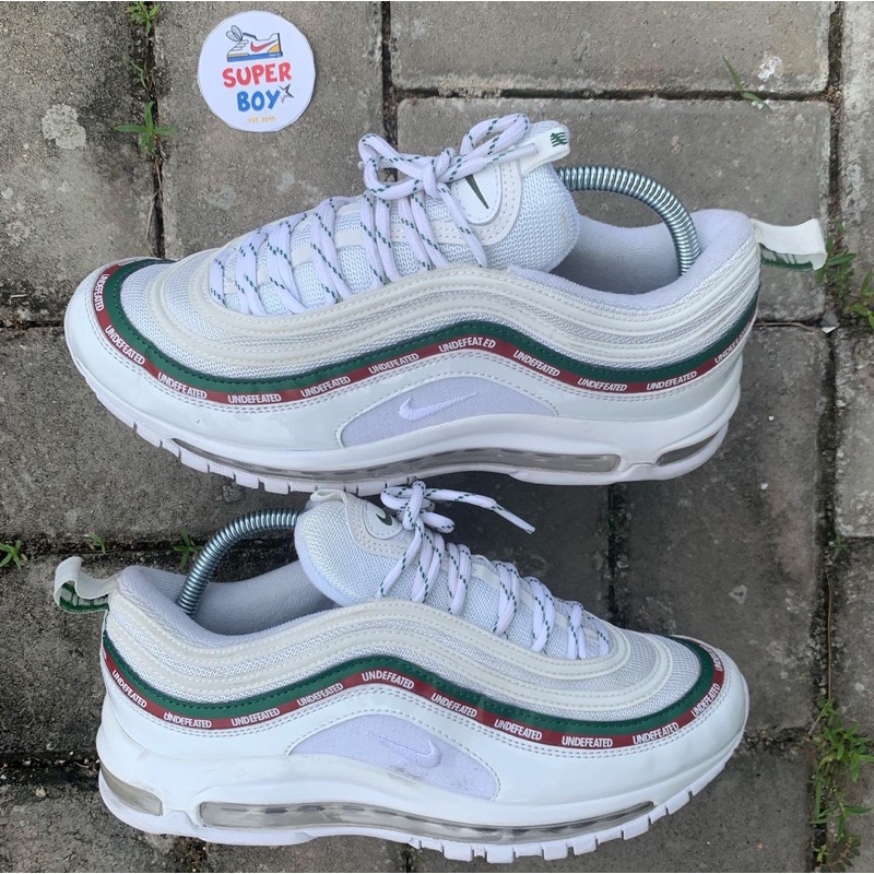 NIKE AIR MAX 97 x UNDEFEATED WHITE ORIGINAL - SIZE 42 / 26,5 CM