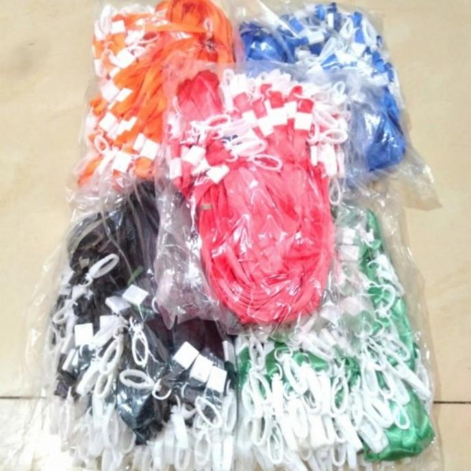 

Office & Stationery | Document Organizer | Tali Id Card / Tali Lanyard 1Cm Jepitan Plastik / 100Pcs | Best Seller
