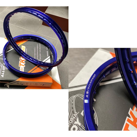 VELG TK RACING BIRU RING 21 18 HOLE RUJI 36 BUKAN TK EXCELL TAKASAGO ASIA