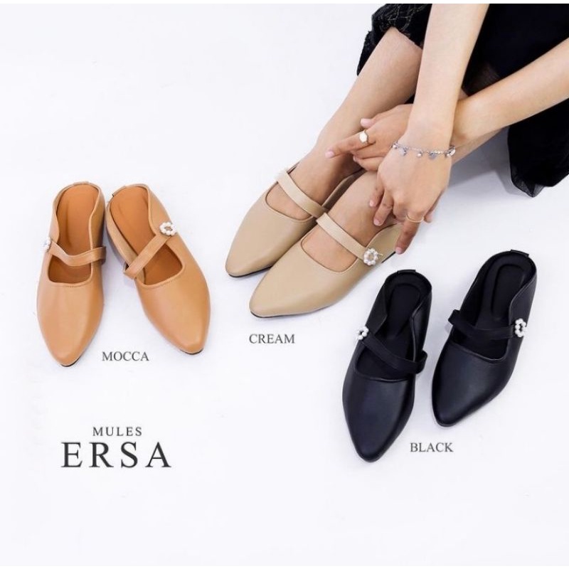 Sepatu Selop Wanita (Mules Ersa)