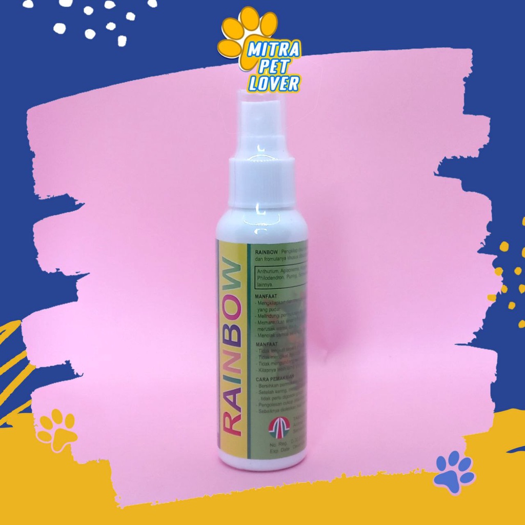 SEMPROT PENGKILAP DAUN - RAINBOW SPRAY 120 ML ORGANIK - CEGAH HAMA &amp; PENYAKIT - LEAF SHINE NUTRISI SEMIR TANAMAN - MURAH GARANSI KUALITAS ASLI ORIGINAL - PET ANIMAL HEALTHCARE  TAMASINDO OBAT KESEHATAN &amp; VITAMIN TERNAK HEWAN PELIHARAAN MITRAPETLOVER