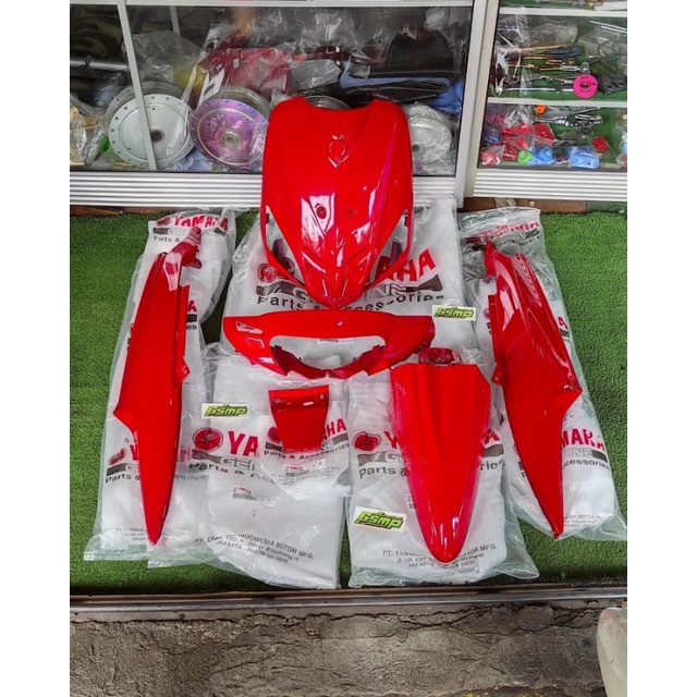 bodi original yamaha mio mx merah cabe