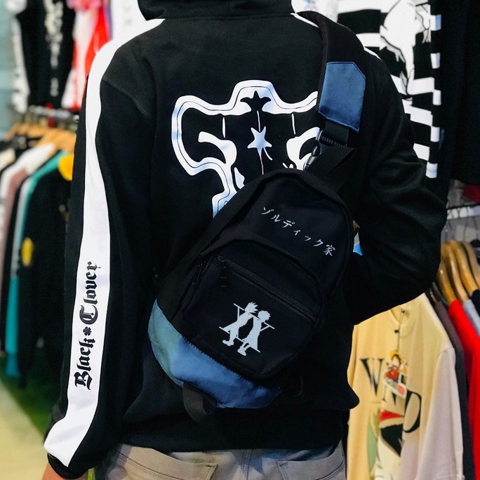 Shoulderbag Denim Killua Hunter x Hunter Anime Manga Premium